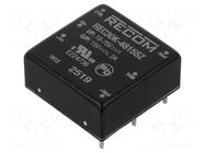 Converter: DC/DC; 30W; Uin: 36÷75VDC; Uout: 15VDC; Iout: 2A; 1"x1" RECOM