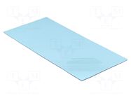 Tape: heat transfer; W: 20mm; L: 120mm; Thk: 3mm; 3.6W/mK; blue; 30kV IPT