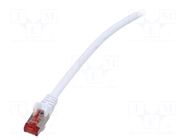 Patch cord; S/FTP; Cat: 6; RJ45 plug,both sides; stranded; Cu; 7.5m GOOBAY