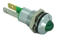 LED INDICATOR, 8MM, 24V, GREEN