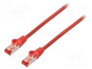 Patch cord; SF/UTP; Cat: 5e; RJ45 plug,both sides; stranded; CCA GOOBAY
