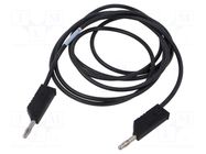 Test lead; 60VDC; 30VAC; 16A; insulated,with 4mm axial socket HIRSCHMANN T&M