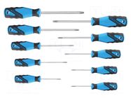 Torx®; T7,T8,T9,T10,T15,T20,T25,T27,T30,T40; 10pcs. GEDORE