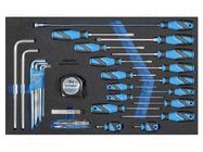 Screwdriver: universal-set; hex key,Phillips,slot,Torx® GEDORE