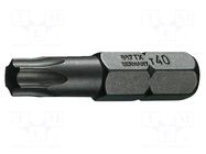 Screwdriver bit; Torx®; T10; 1/4"; Overall len: 25mm GEDORE