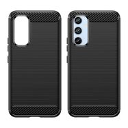 Carbon Case case for Samsung Galaxy A54 5G flexible silicone carbon cover black, Hurtel