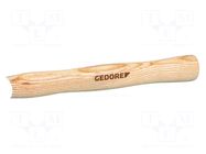 Interchangeable blade; 290mm; wood (ash); Application: hammer GEDORE