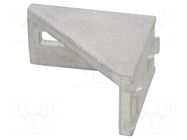 Angle bracket; for profiles; W: 28mm; H: 57mm; L: 57mm; aluminium FATH