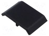 Stopper; for angle bracket; ESD; 42mm; PA; black FATH