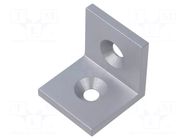Angle bracket; for profiles; W: 40mm; H: 40mm; L: 40mm; steel FATH