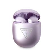 Guess GUTWST82TRU TWS Bluetooth Headphones + Purple/Purple Triangle Logo Docking Station, Guess