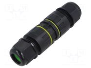 Connector: AC supply; snap-on; 24A; 450V; ways: 2; 9÷12mm; IP68 HSM