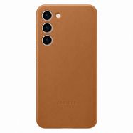 Samsung Leather Cover case for Samsung Galaxy S23+ genuine camel leather case (EF-VS916LAEGWW), Samsung