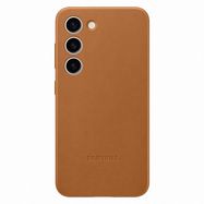 Samsung Leather Cover case for Samsung Galaxy S23 genuine camel leather case (EF-VS911LAEGWW), Samsung