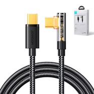 Joyroom Gaming Cable S-CC100A6 USB-C (angled) / USB-C (straight) 100W 1.2m - black, Joyroom