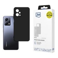 Case for Xiaomi Redmi Note 12 5G / Poco X5 5G Series 3mk Matt Case - Black, 3mk Protection