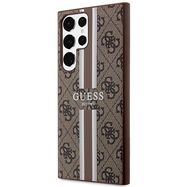 Guess GUHCS23LP4RPSW S23 Ultra S918 brown/brown hardcase 4G Printed Stripe, Guess