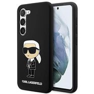 Karl Lagerfeld KLHCS23SSNIKBCK S23 S911 hardcase black/black Silicone Ikonik, Karl Lagerfeld