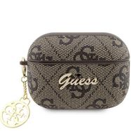 Guess GUAP2G4GSMW AirPods Pro 2 cover brown/brown 4G Charm Collection, Guess