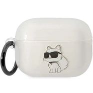 Karl Lagerfeld KLAP2HNCHTCT Airpods Pro 2 cover transparent Ikonik Choupette, Karl Lagerfeld