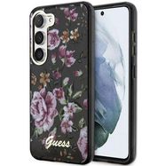 Guess GUHCS23MHCFWSK S23+ S916 black/black hardcase Flower Collection, Guess