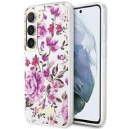 Guess GUHCS23MHCFWST S23+ S916 white/white hardcase Flower Collection, Guess