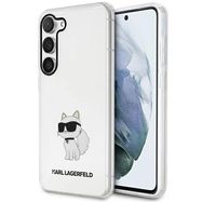 Karl Lagerfeld KLHCS23MHNCHTCT S23+ S916 transparent hardcase Ikonik Choupette, Karl Lagerfeld