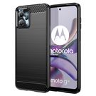 Carbon Case for Motorola Moto G13 flexible silicone carbon cover black, Hurtel