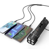 Choetech Jump Starter with Powerbank 8000mAh - LED Flashlight (TC0016) - Black, Choetech