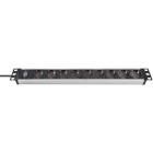 Alu-Line 19" socket 9-way Black / Silver TYPE F