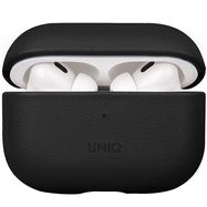 Uniq Terra Genuine Leather case for AirPods Pro 2 - black, UNIQ