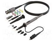 Probe: for oscilloscope; passive; 25MHz,350MHz; 1: 1,10: 1; 500V CAL TEST