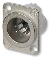PLUG, XLR, 6POLE