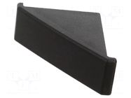 Stopper; for angle bracket; 28mm; PA; black FATH