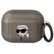 Karl Lagerfeld KLAPHNIKTCK AirPods Pro cover black/black Karl's Head, Karl Lagerfeld