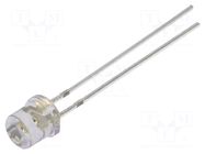 LED; UV; 140°; 20mA; 410÷420nm; 3.4÷3.8VDC; THT; Front: flat OPTOSUPPLY