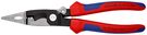KNIPEX 13 92 200 SB Pliers for Electrical Installation with multi-component grips black atramentized 200 mm (self-service card/blister)