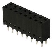 CONNECTOR, RCPT, 16POS, 2ROW, 2.54MM