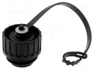 Protection cover; IP65,IP67; Application: female connectors AMPHENOL