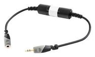 CABLE, 3.5MM STEREO PLUG-JACK, 0.3M