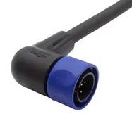 CIR CABLE, 3P R/A PLUG-FREE END, 3.3FT