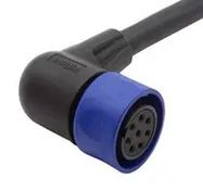 CIR CABLE, 8P R/A RCPT-FREE END, 3.3FT
