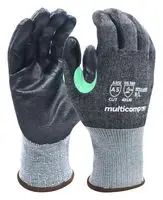 GLOVES, SEAMLESS KNIT, L, GRAY