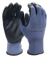 GLOVES, SEAMLESS KNIT, L, BLUE