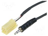 Aux adapter; Jack 3,5mm; Fiat,Lancia,Smart PER.PIC.