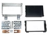 Radio frame; Kia; 2 DIN; black ACV