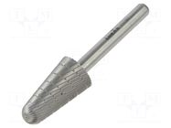 Fast cutting mill; Ø: 16mm; Ø: 6mm; steel,cast iron; L; conical RECA