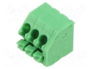 Connector: PCB terminal block; 8A; 400V; PIN: 3; spring clamp PHOENIX CONTACT