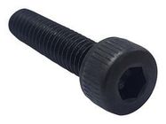 SCREW SOCKET, CAP, M4X16, BLACK, PK100