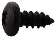 SCREW, POZI PAN, STEEL, BLK, #8X3/8